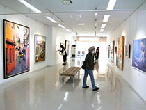 新道展室蘭支部展の様子